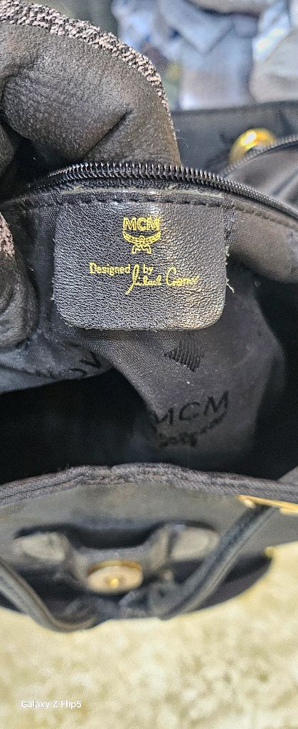 mcm!블랙백팩모노그램 백팩--7