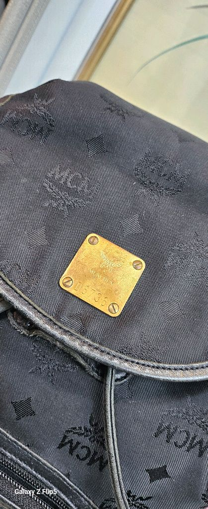 mcm!블랙백팩모노그램 백팩--8