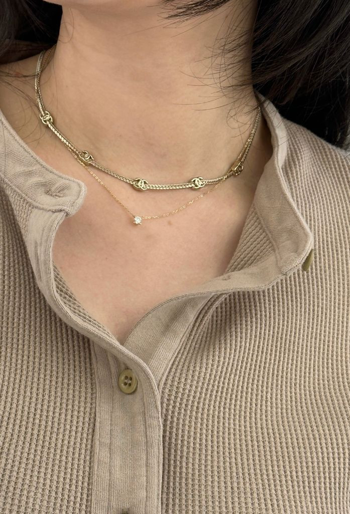 샤넬 커스텀 주얼리 초커 목걸이 샴골--1