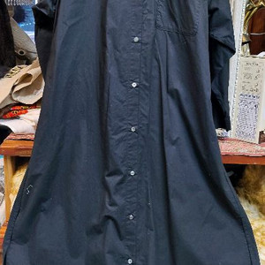 오버사이즈 롱 셔츠 원피스