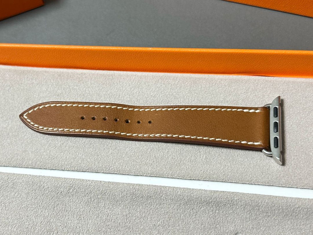 애플워치 에르메스 시리즈6 40mm 정품 스트랩 바레니아 가죽--1