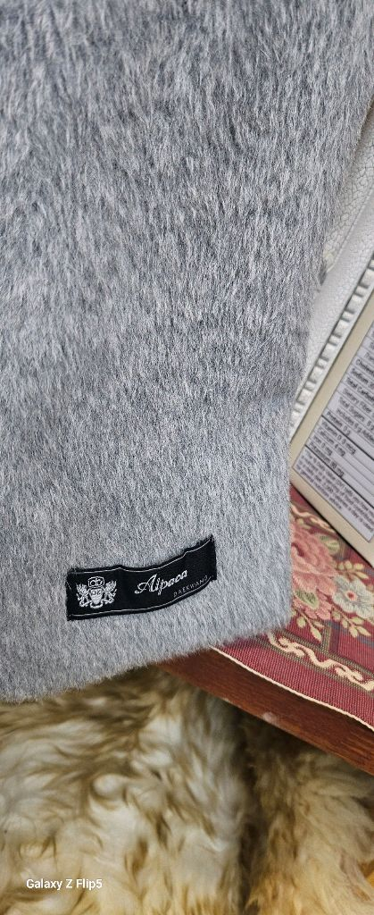 컬러천연밍크핸드메이드 트리밍 롱코트--3