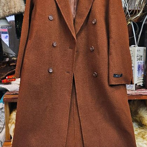 더블브레스트 롱코트