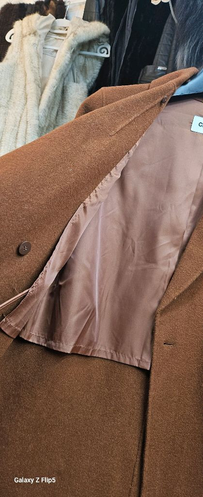 더블브레스트 롱코트--4