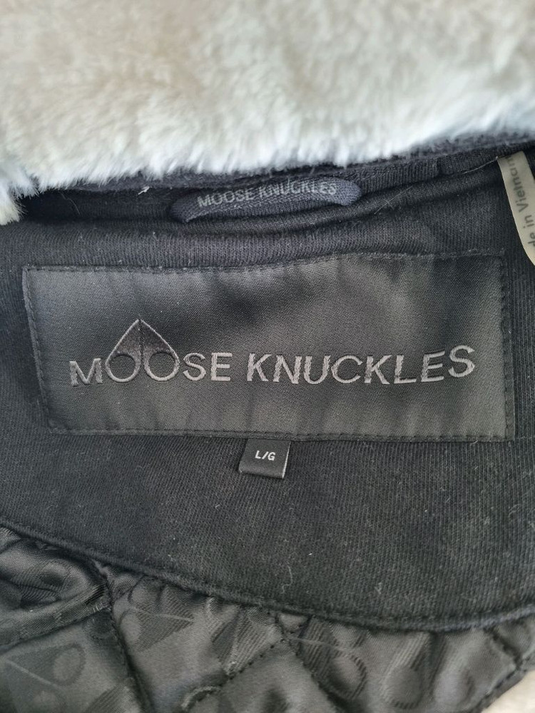 무스너클 버니스웨터 후드집업 블랙 L 이미지