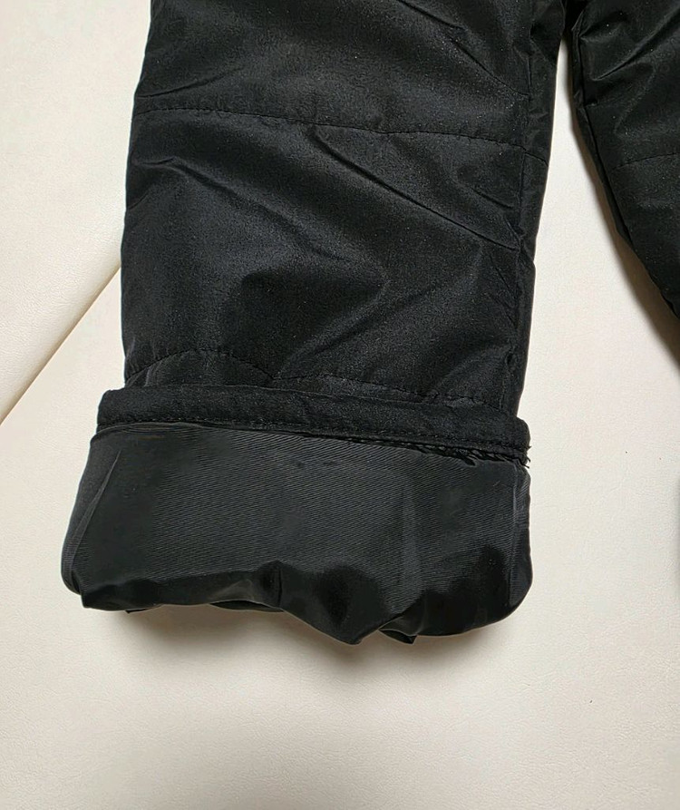 탑텐키즈 패딩바지 120 눈썰매바지 방수방한바지 블랙--2