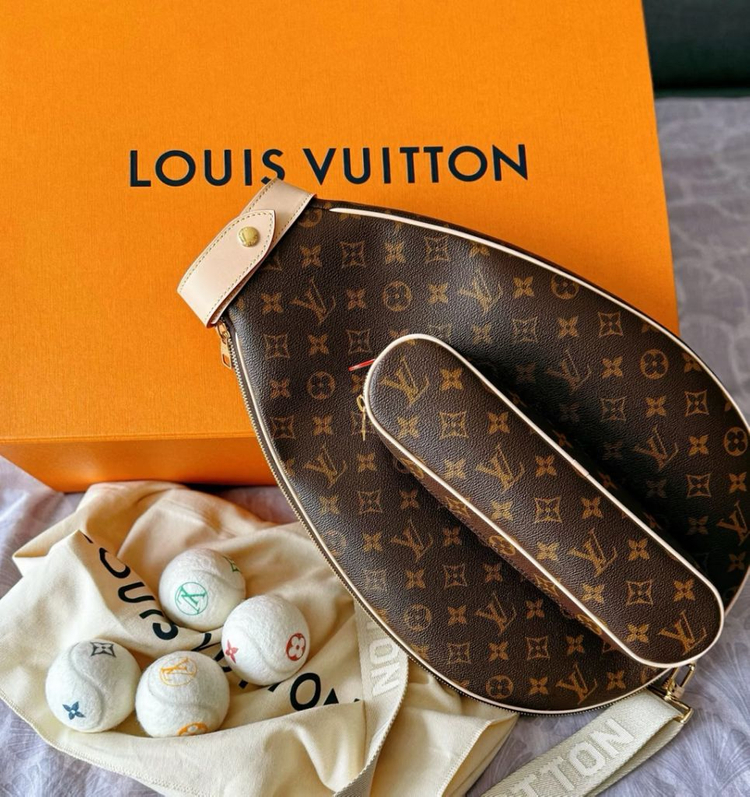 루이비통 모노그램 테니스 라켓 커버 세트--6