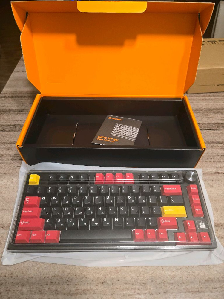 다얼유 ek75rt 8k 풀알루 래피드트리거 키보드--2