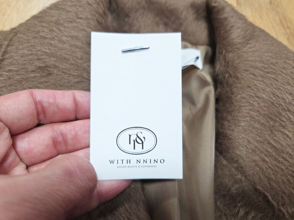 위드니노(WITH NINO) 클래시 울자켓 프리사이즈 새상품--8