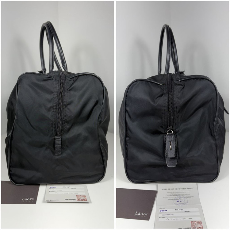 프라다 나일론 보스턴백 골프가방 여행가방--9