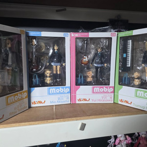 개봉품) 모빕 mobip 액션피규어 케이온 4종 일괄 판매 이미지