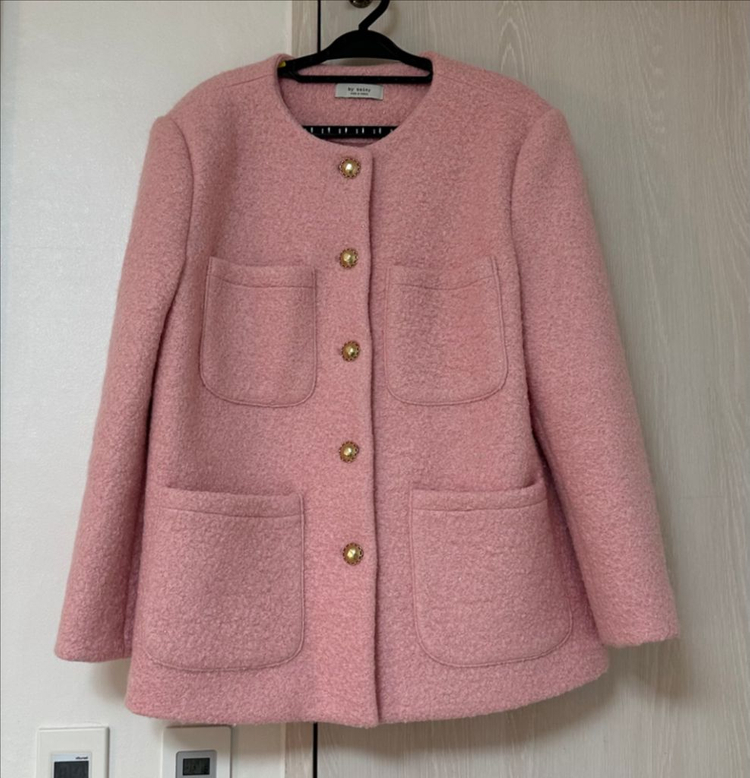 바이씨니 제작 피넛 자켓 핑크--1