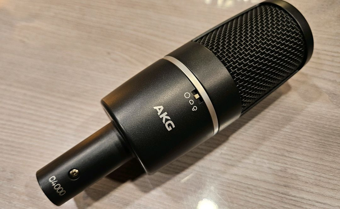 신품급> 콘덴서마이크 세트 AKG C4000 전용스텐드 팝필터 이미지