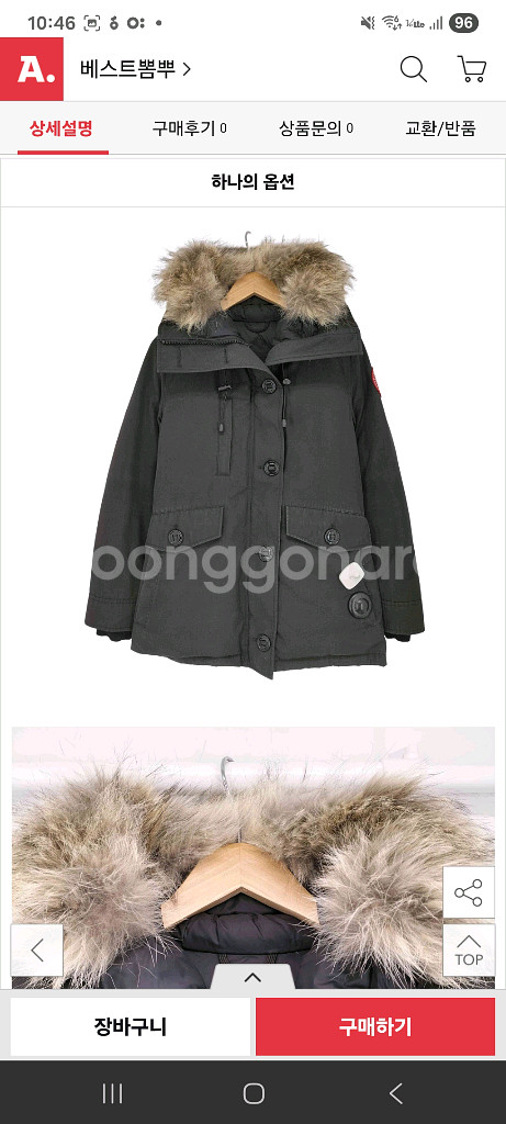 캐나다구스 샬럿 파카 패딩팝니다--7