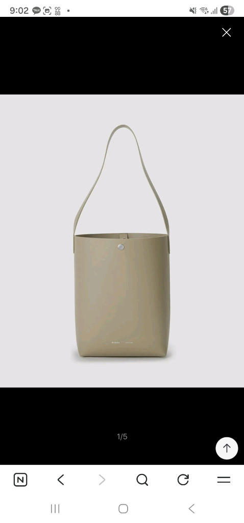 헤르마 라지 카비스 숄더백(2026구매미사용새상품)--1