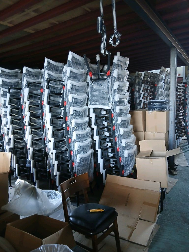 업소용,식당,철재의자(미사용품) 이미지