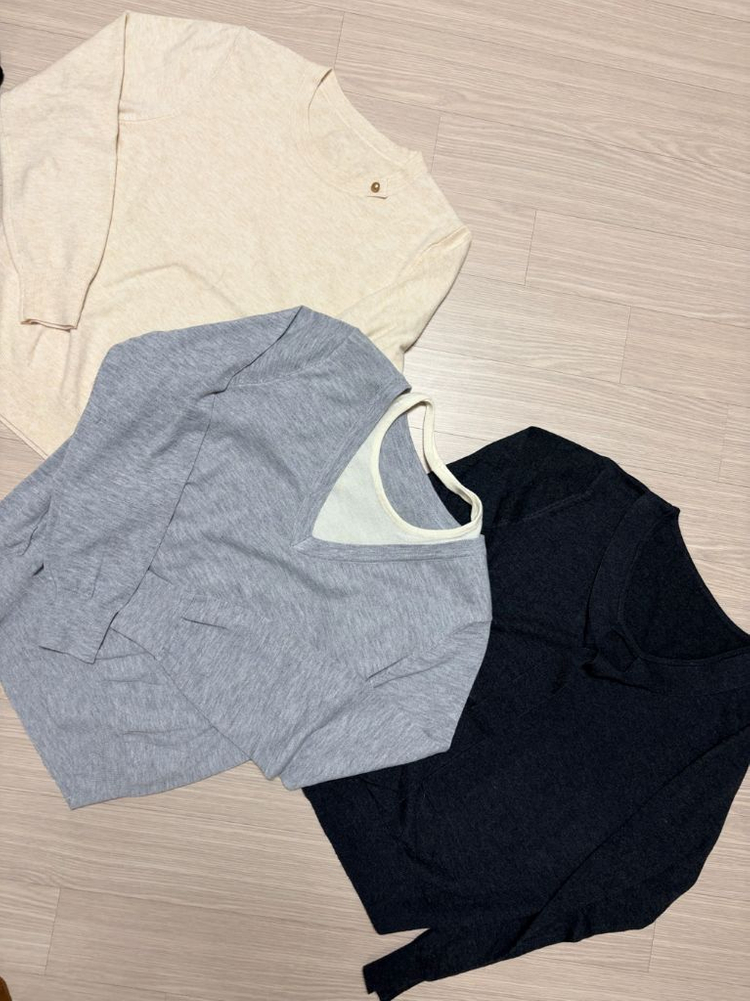 여성 니트 상의 새상품 10벌일괄--4