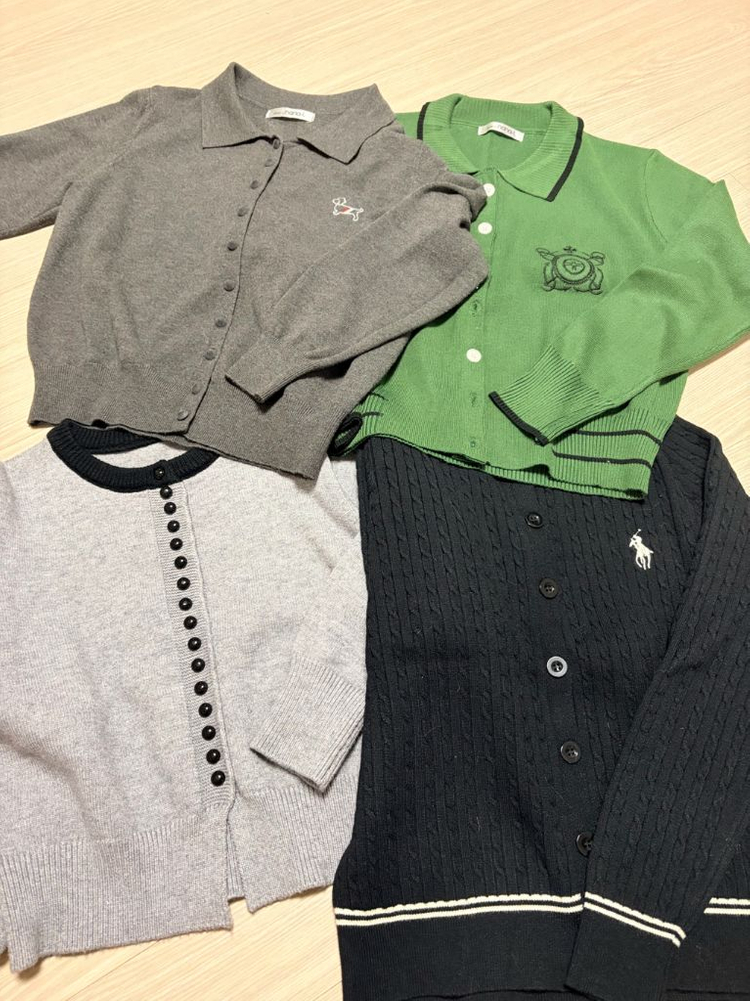 여성 니트 상의 새상품 10벌일괄--5