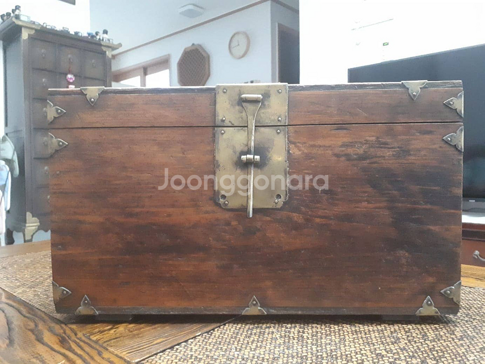 고가구 원목 반닫이함 No. 4 ( + 사은품 [ 노리개 ] 증정 )--2