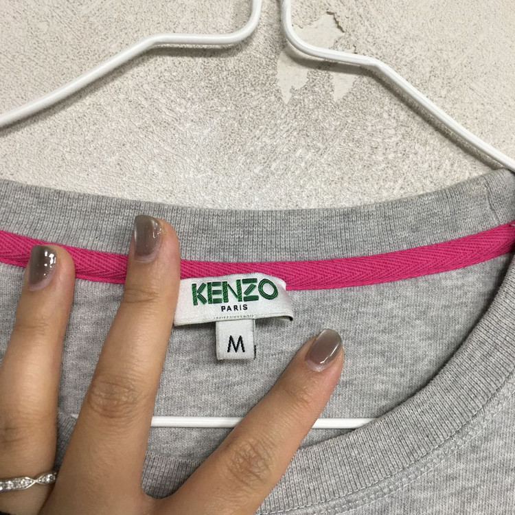 KENZO 겐조 정품 여성 자수 맨투맨 M--1