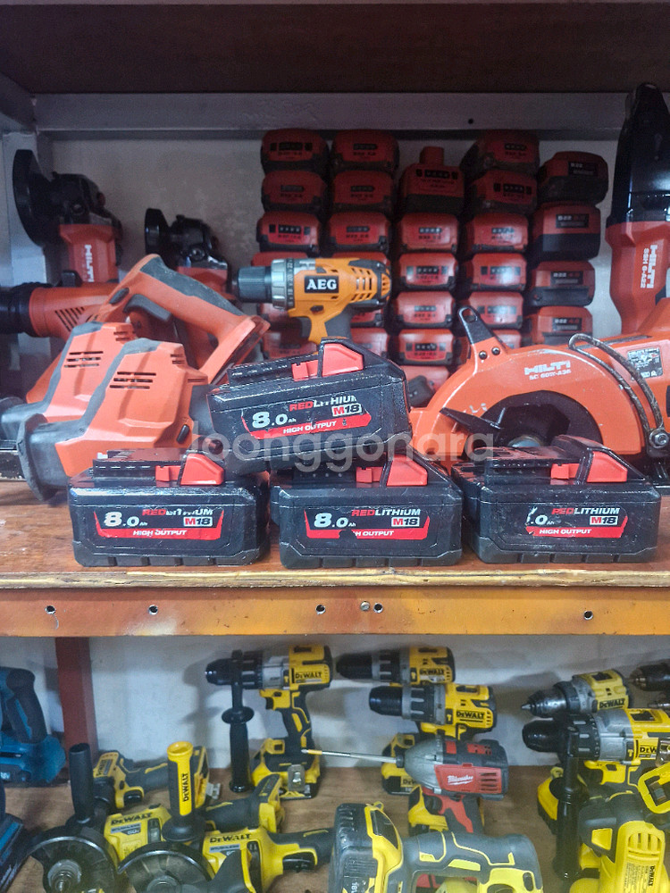 [정품]밀워키배터리 M18HB8 18V8.0AH 하이아웃풋배터리 개당가격--7