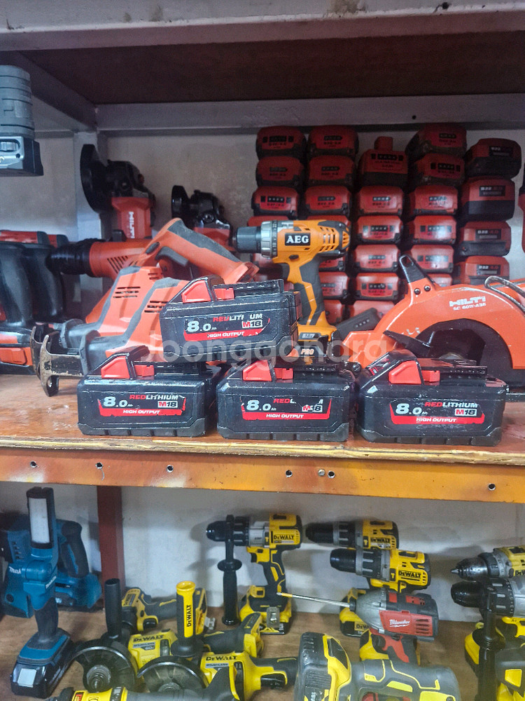 [정품]밀워키배터리 M18HB8 18V8.0AH 하이아웃풋배터리 개당가격--9