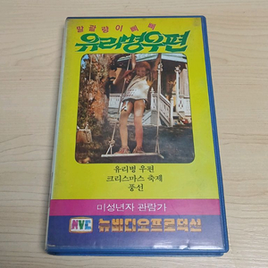 희귀 초기 KBS 성우 더빙판 오리지날 말괄량이 삐삐 롱스타킹 유리병 우편 외 2편 비디오 테이프 이미지