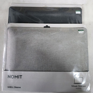 NOMIT 노밋 쉘 SHELL 파우치 13인치 /14인 (블랙 실버) 아이패드/ 맥북 하드 케이스 이미지