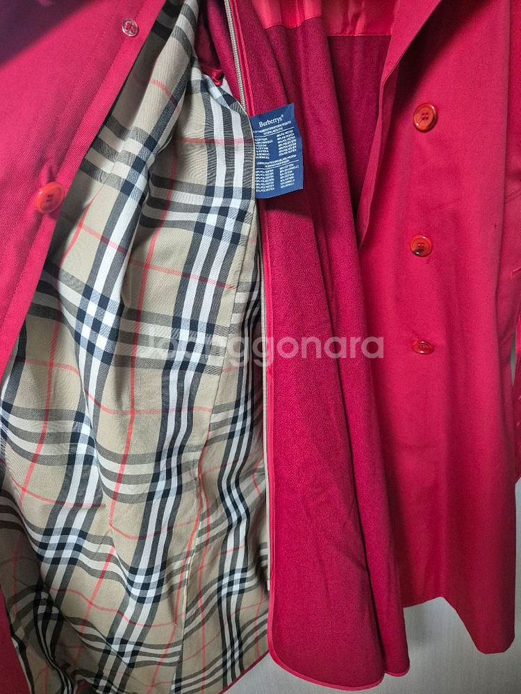 (정품) 버버리 트렌치 코트 (내피포함) 55 여성--4