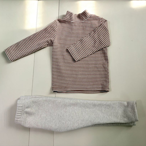 아기 해피프린스 기모레깅스 상하복 세트 80