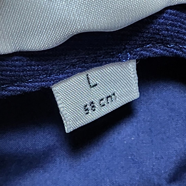 [L] 발렌시아가 네이비 자수 로고 볼캡 모자--7