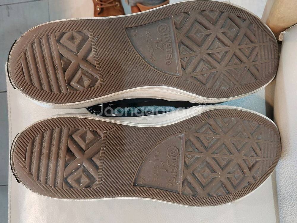 컨버스 척 70 디지털 터레인 스웨이드 블랙 260사이즈--4