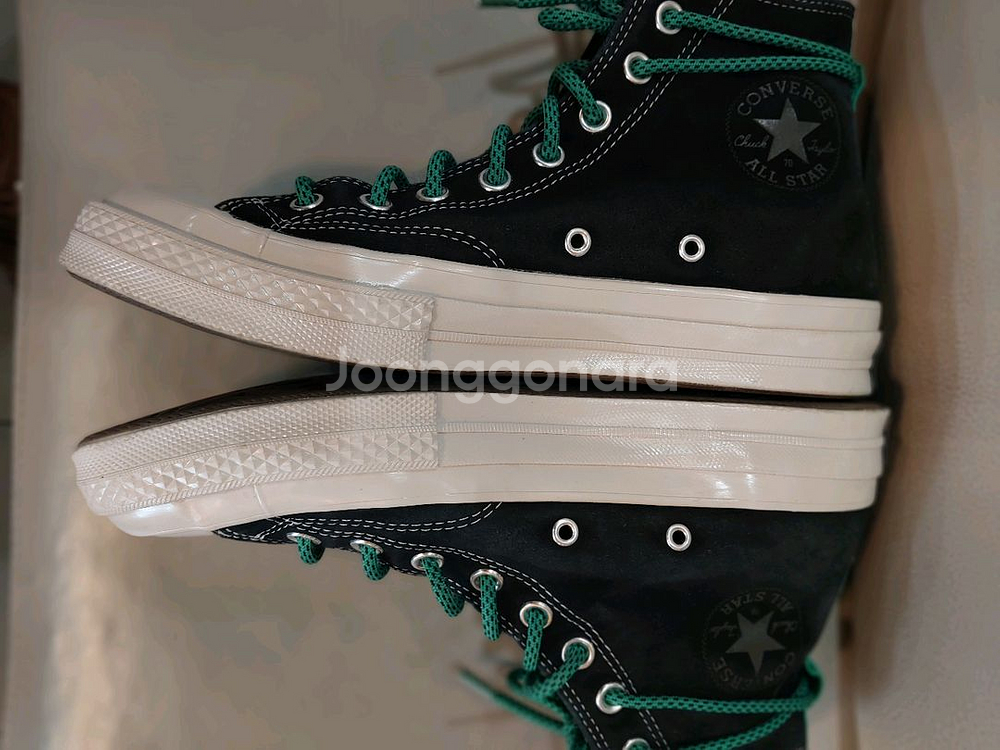 컨버스 척 70 디지털 터레인 스웨이드 블랙 260사이즈--6