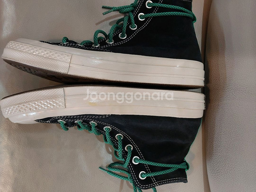 컨버스 척 70 디지털 터레인 스웨이드 블랙 260사이즈--7