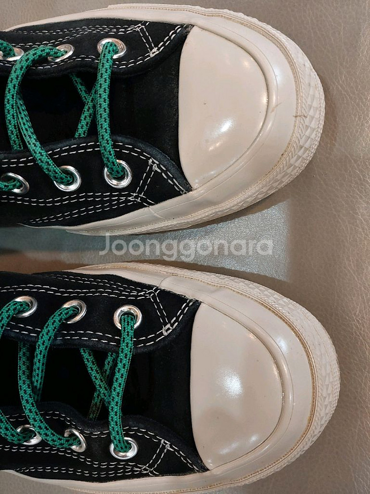 컨버스 척 70 디지털 터레인 스웨이드 블랙 260사이즈--8