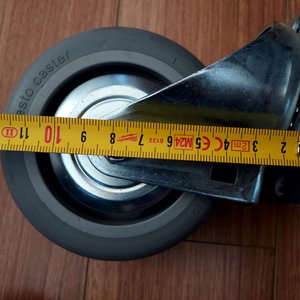 우레탄 무소음 4인치 바퀴세트4개(브레이크 2개)