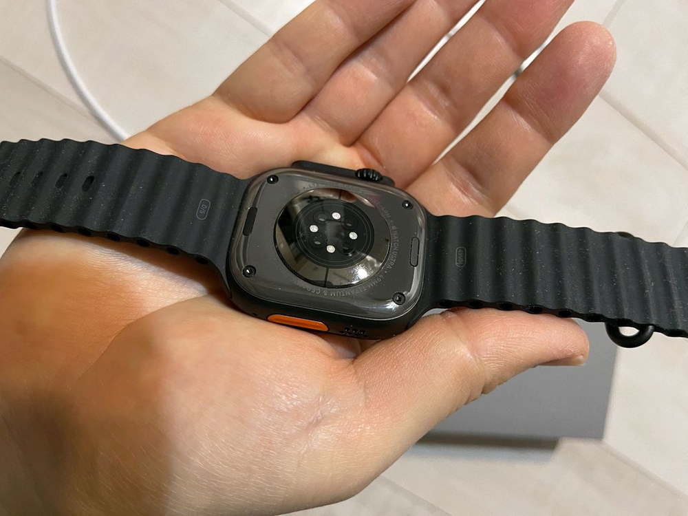 스마트워치 울트라2 티타늄 블랙 스포츠밴드--1