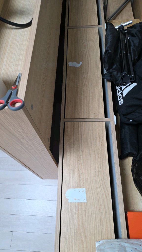 원목 침대프레임 + 매트리스 세트 퀸사이즈--6