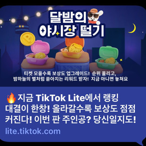 틱톡 야시장 미접속 350원 고정으로 판매합니다 ^^ 이미지