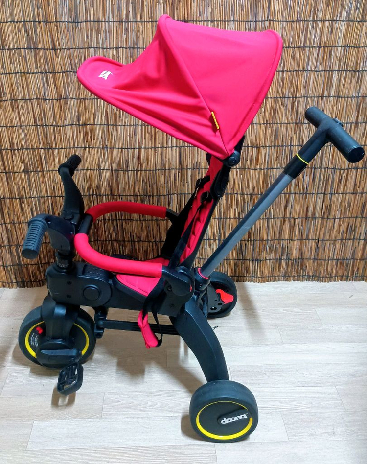 (상태우수 급처) 두나 트라이크 S3 빨강색 백화점 정품--6