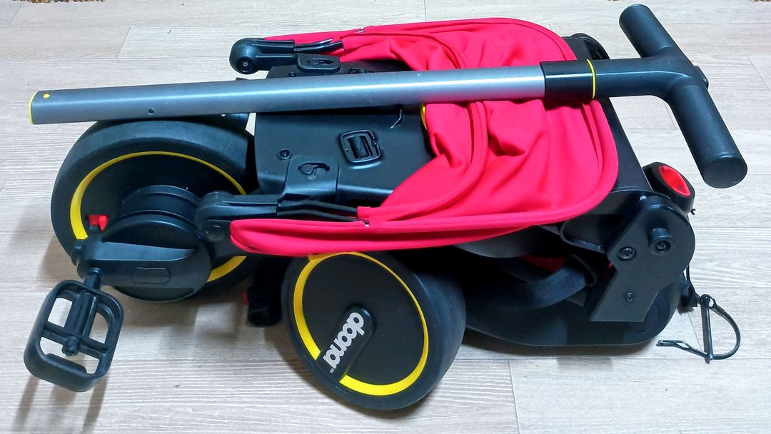 (상태우수 급처) 두나 트라이크 S3 빨강색 백화점 정품--9