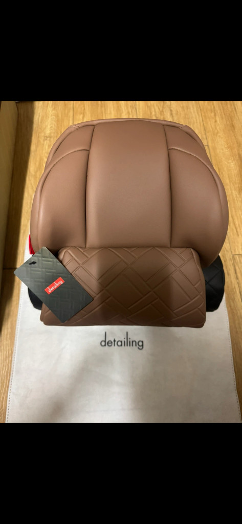 쏘렌토 MQ4 용품 디테일링 차량용 헤드레스트(인디고 브라운) 목베개 이미지