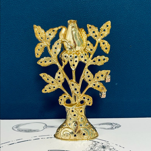 미국빈티지 Torino 정품 장미 꽃병 주얼리 스탠드 (15cm) 이미지