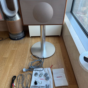 제네바 Geneva L 월넛 블루투스 스피커 + 부속품 일체(스탠드 포함