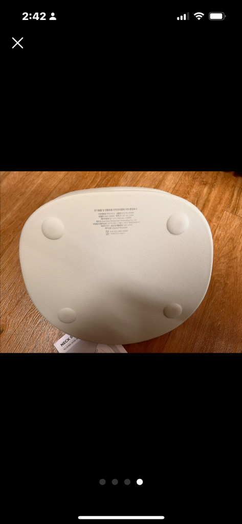 오아 넥스트레쳐 목 마사지기 거북목 스트레칭 안마기--2