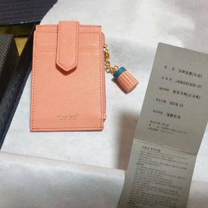 질스튜어트 뉴욕 태슬 참장식 2단 카드지갑(새상품) 이미지