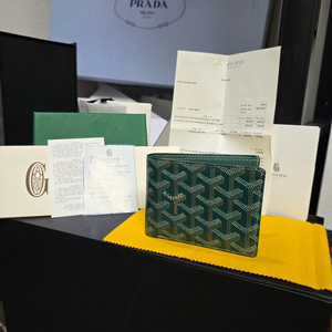 고야드 빅투와르 그린 반지갑 풀구성