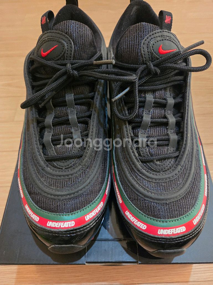 나이키 언디핏 에어맥스 97 블랙 260 사이즈--3