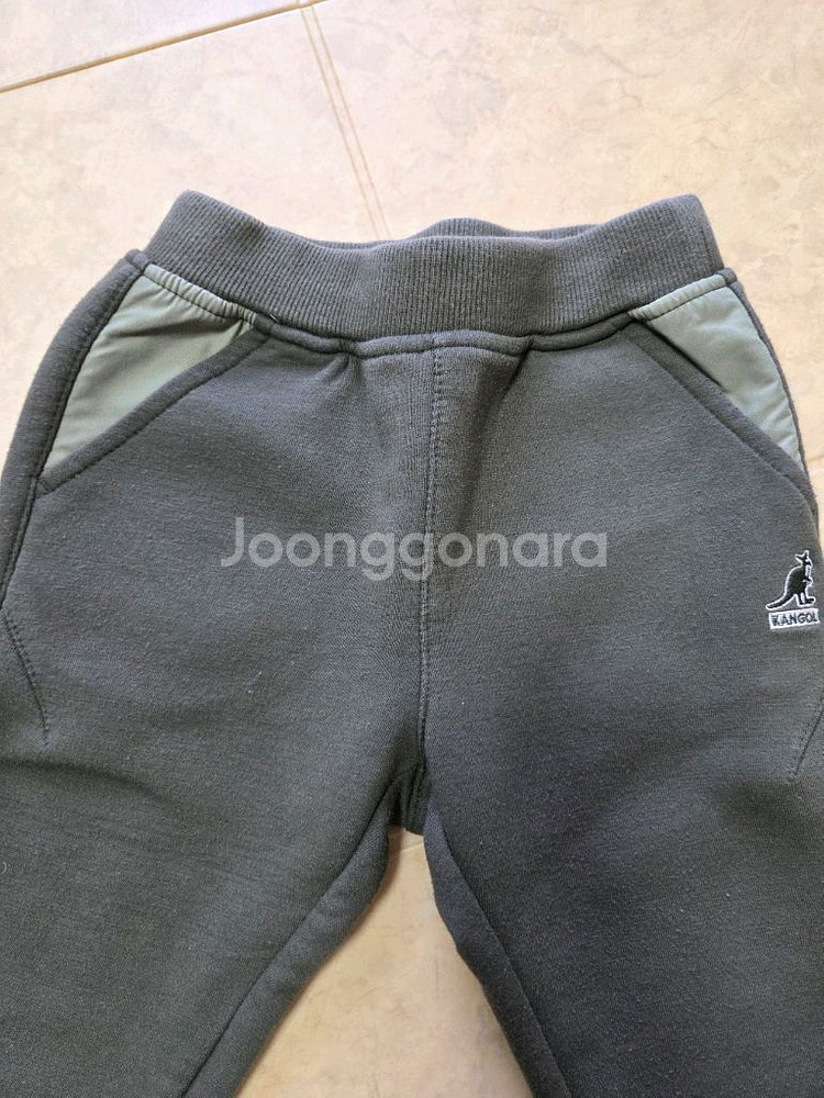 캉골 기모 바지 100사이즈--3