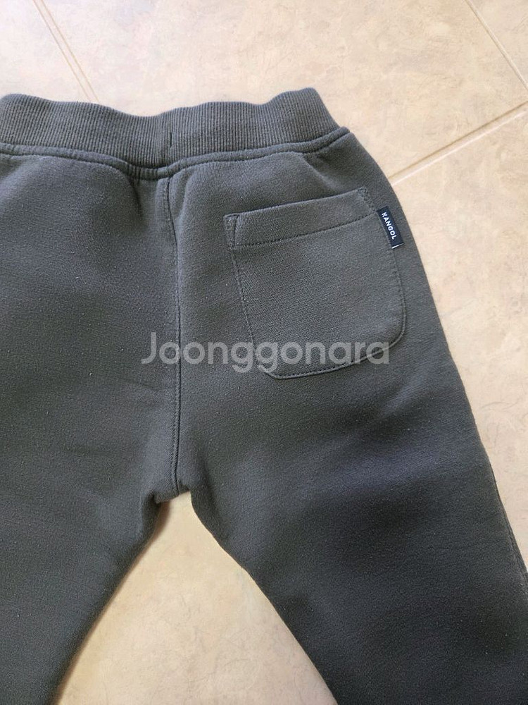 캉골 기모 바지 100사이즈--6